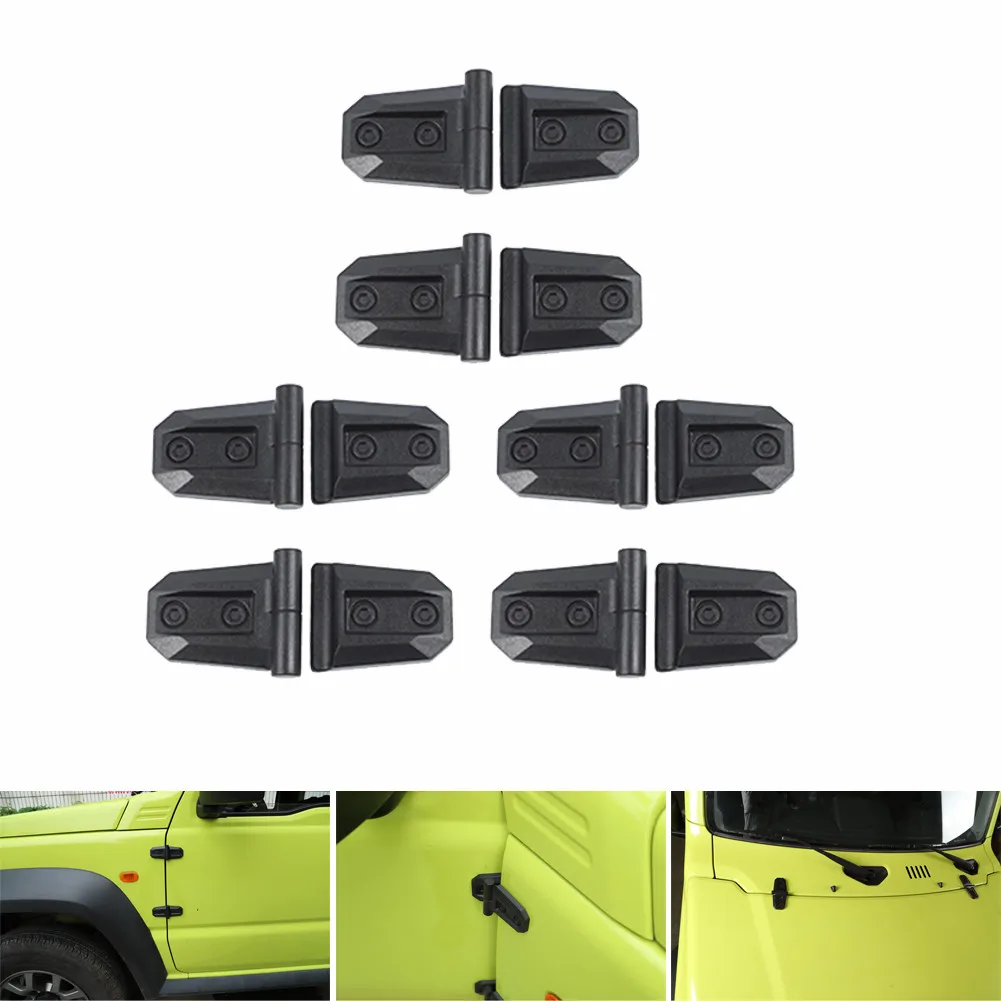 12PCS For Suzuki Jimny 2019-2021 Black ABS Engine And Side Door Hinge Cover Trim High Quality Door Hinge Conversion Kit
12PCS For Suzuki Jimny 2019-2021 Black ABS Engine And Side Door Hinge Cover Trim High Quality Door Hinge Conversion Kit