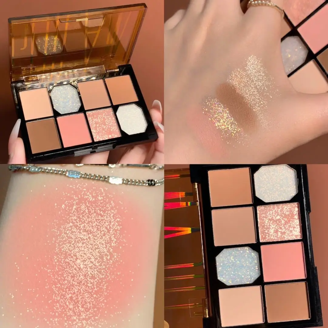 GUICAMI Pearl Eyeshadow Makeup Cosmetics 8 Colors Palette Bright Charming Eye Shadow Glitter Eyeshadow Paletas De Maquillaje
GUICAMI Pearl Eyeshadow Makeup Cosmetics 8 Colors Palette Bright Charming Eye Shadow Glitter Eyeshadow Paletas De Maquillaje