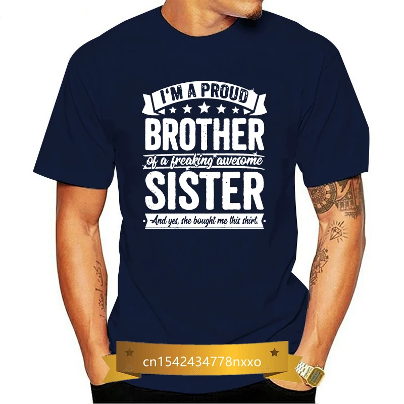 Brothers Gift Cool Family Present T-Shirts Comfortable Top Tee Branded Cool T Shirt Cotton Print Unisex Anlarach Spring Autumn
Brothers Gift Cool Family Present T-Shirts Comfortable Top Tee Branded Cool T Shirt Cotton Print Unisex Anlarach Spring Autumn