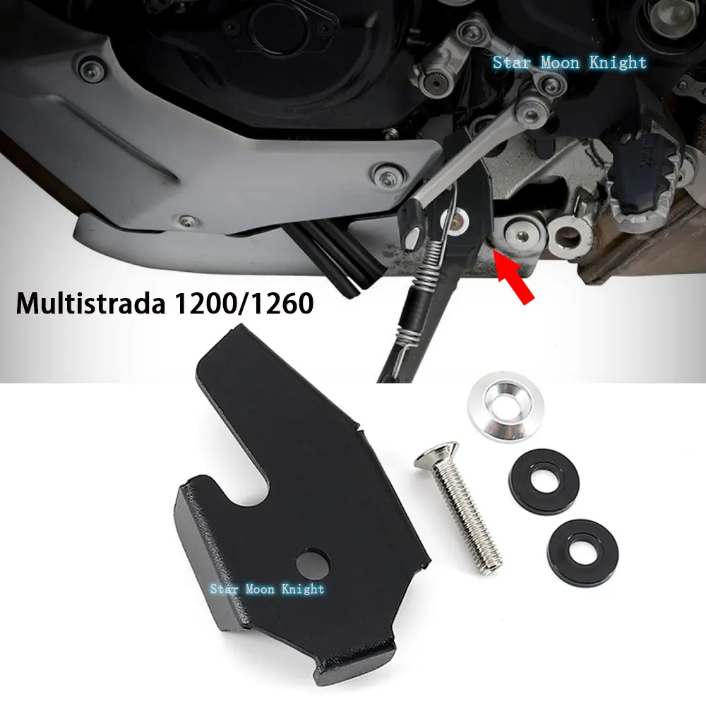 For Ducati Multistrada 1200 1260 Multistrada1260 2015 - 2019 Motorcycle Kick Stand Side Stand Sensor Guard Protector Cover Cap
For Ducati Multistrada 1200 1260 Multistrada1260 2015 - 2019 Motorcycle Kick Stand Side Stand Sensor Guard Protector Cover Cap