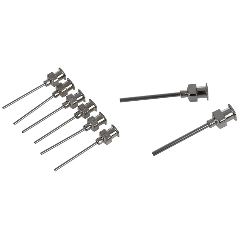 12x Stainless Steel Luer Lock Dispensing Needle Tip, 15 Gauge,18 Gauge 1.02mm ID x 1.86mm OD, 1 inch Length
12x Stainless Steel Luer Lock Dispensing Needle Tip, 15 Gauge,18 Gauge 1.02mm ID x 1.86mm OD, 1 inch Length