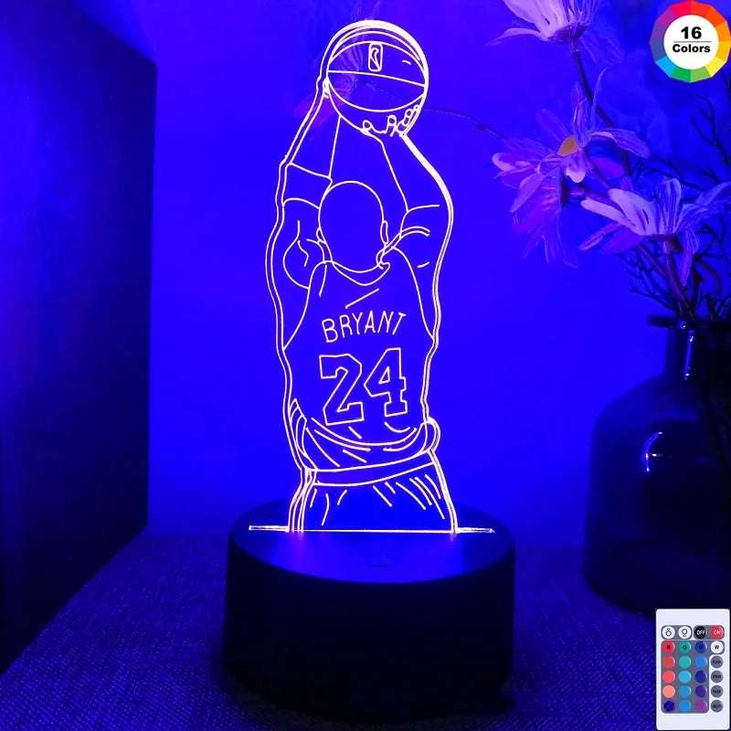 Acrylic 3d Basketball LED Lamp Anime My Hero Academia Led Light for Bedroom Decor Manga Gift for Him RGB Colorful Night Light
Acrylic 3d Basketball LED Lamp Anime My Hero Academia Led Light for Bedroom Decor Manga Gift for Him RGB Colorful Night Light