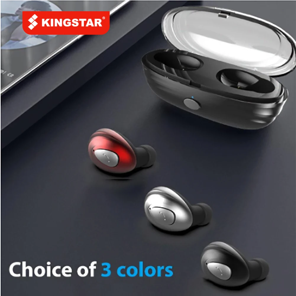 KINGSTAR K3 TWS Wireless Mini Bluetooth 5.0 Earbuds Earphone In-Ear Stereo Music Headphone Lightweight Waterproof Sports Headset
KINGSTAR K3 TWS Wireless Mini Bluetooth 5.0 Earbuds Earphone In-Ear Stereo Music Headphone Lightweight Waterproof Sports Headset