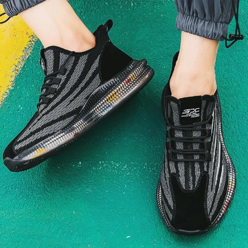 New Arrival Mesh Breathable Running Sneakers Popcorn Rainbow Sole Comfortable Men Shoes Anti-Slippery Flexible Casual Zapatillas
New Arrival Mesh Breathable Running Sneakers Popcorn Rainbow Sole Comfortable Men Shoes Anti-Slippery Flexible Casual Zapatillas