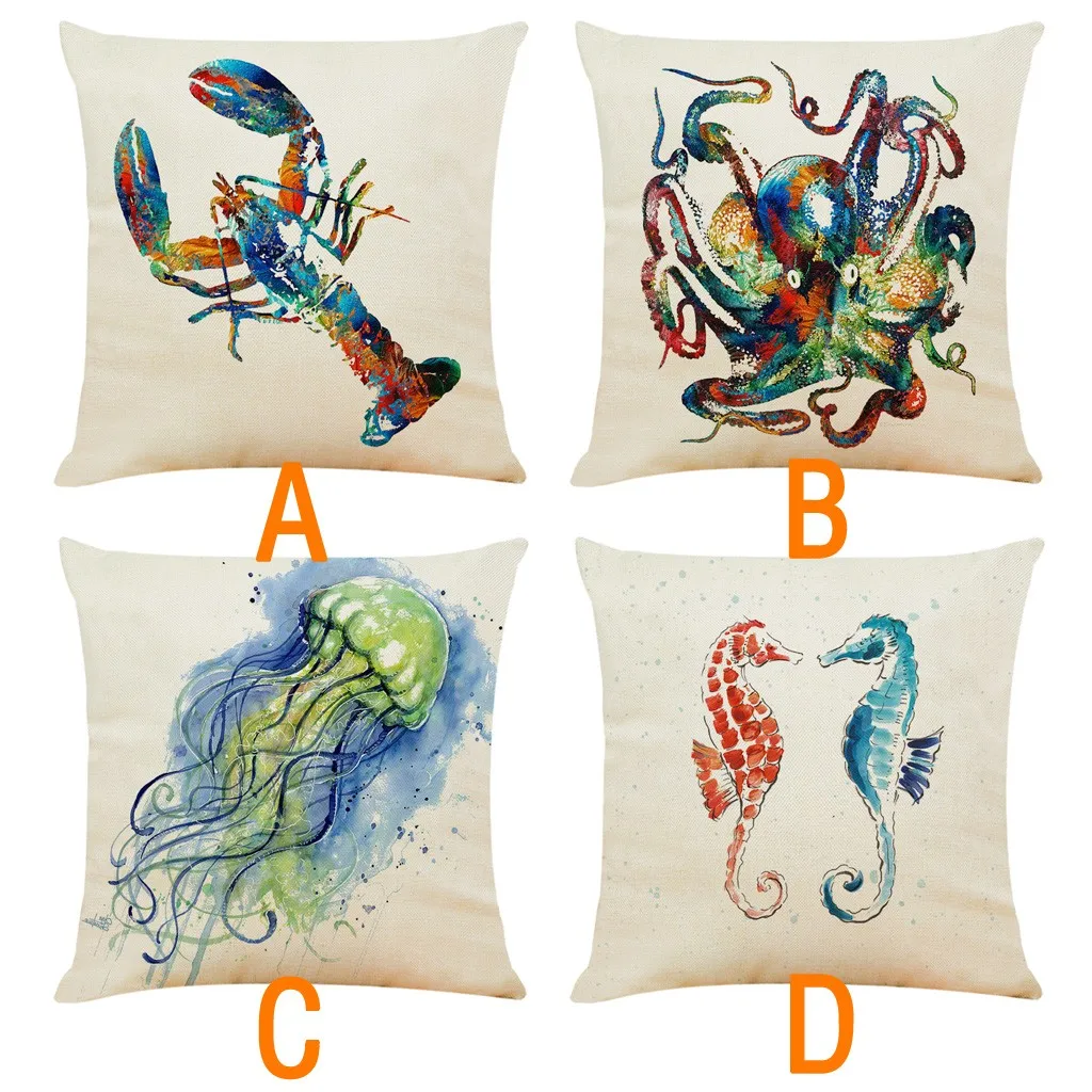 Ouneed Pillowcase @ Ocean Sea life Pattern Decorative Sofa cushion cover home Decorations animeative cojines almofadas drop ship
Ouneed Pillowcase @ Ocean Sea life Pattern Decorative Sofa cushion cover home Decorations animeative cojines almofadas drop ship