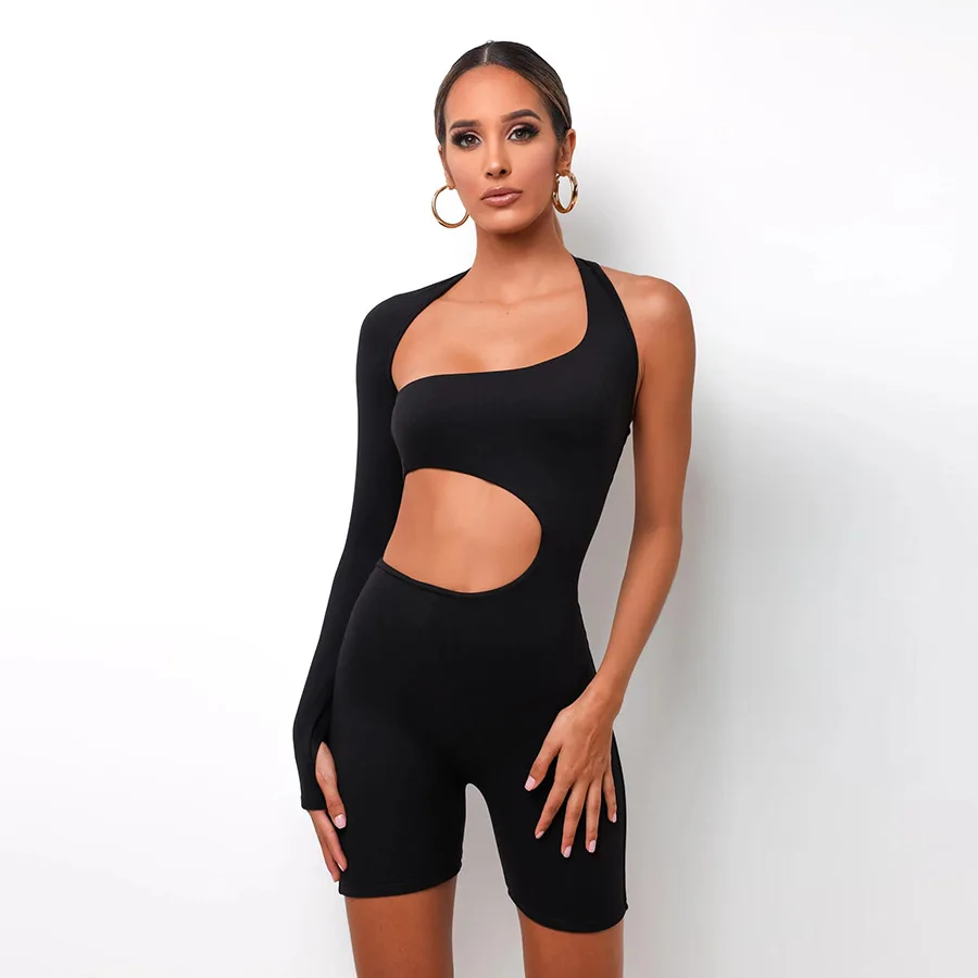 2020 Winter Autumn Women Sexy Fitness Jumpsuit One Shoulder Skinny Bodycon Solid Sport Romper Playsuit for Women S-L
2020 Winter Autumn Women Sexy Fitness Jumpsuit One Shoulder Skinny Bodycon Solid Sport Romper Playsuit for Women S-L