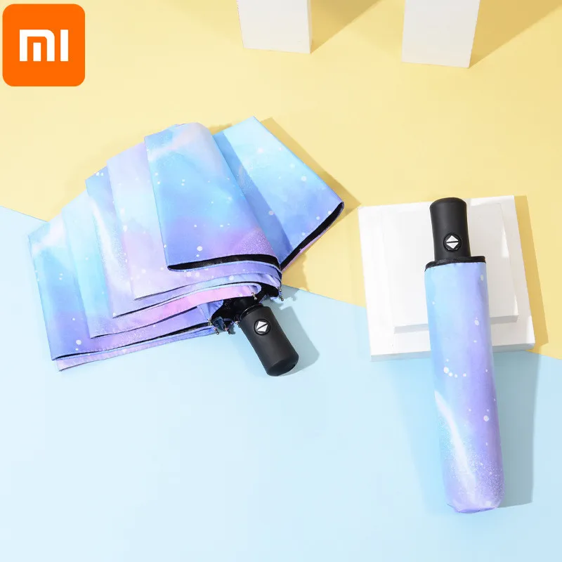 Umbrella Automatic Folding Women's Umbrella Three-folding Umbrella Windproof Starry Sky Color Creative Sun Umbrella Parasol 2021
Umbrella Automatic Folding Women's Umbrella Three-folding Umbrella Windproof Starry Sky Color Creative Sun Umbrella Parasol 2021
