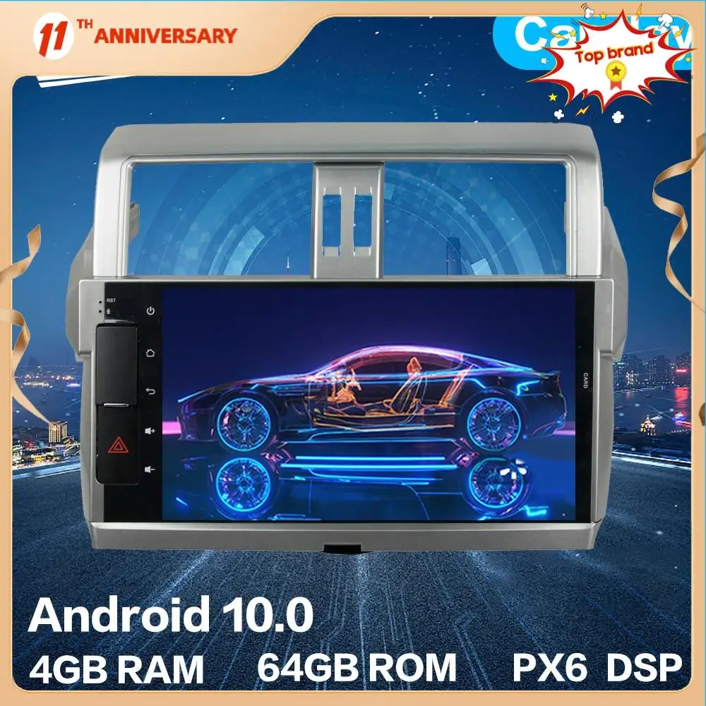 Android 10 4G+64GB Car Radio Player GPS Navigation Car Stereo For Toyota Land Cruiser Prado 2014+ HD Multimedia DVD DSP Carplay
Android 10 4G+64GB Car Radio Player GPS Navigation Car Stereo For Toyota Land Cruiser Prado 2014+ HD Multimedia DVD DSP Carplay