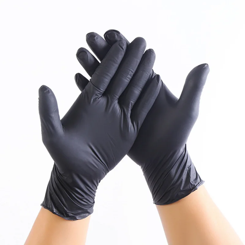 100pcs/lot Household Disposible Nitrile Gloves Plastic Black Oil - Proof Waterproof Thin Kitchen Protect Food Gloves
100pcs/lot Household Disposible Nitrile Gloves Plastic Black Oil - Proof Waterproof Thin Kitchen Protect Food Gloves