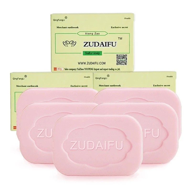 6/10 шт Zudaifu мыло псориаз очищающее средство контроль жирности лечение псориаза