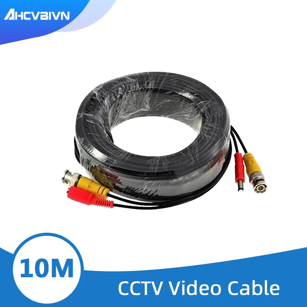 AHCVBIVN BNC кабель 10 м мощность видео Plug and Play для CCTV камеры системы безопасности
