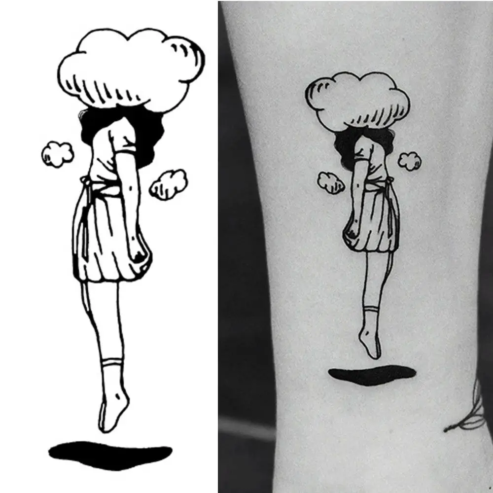 Women Waterproof Various Easy To Use Temporary Tattoos Fake Tattoo Black And White Geometrical Art
Women Waterproof Various Easy To Use Temporary Tattoos Fake Tattoo Black And White Geometrical Art