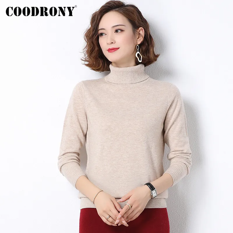 COODRONY Brand New Autumn Winter Korean Style Soft Women's Clothing Knitted Slim Turtleneck Pullover Sweater Female W1002
COODRONY Brand New Autumn Winter Korean Style Soft Women's Clothing Knitted Slim Turtleneck Pullover Sweater Female W1002