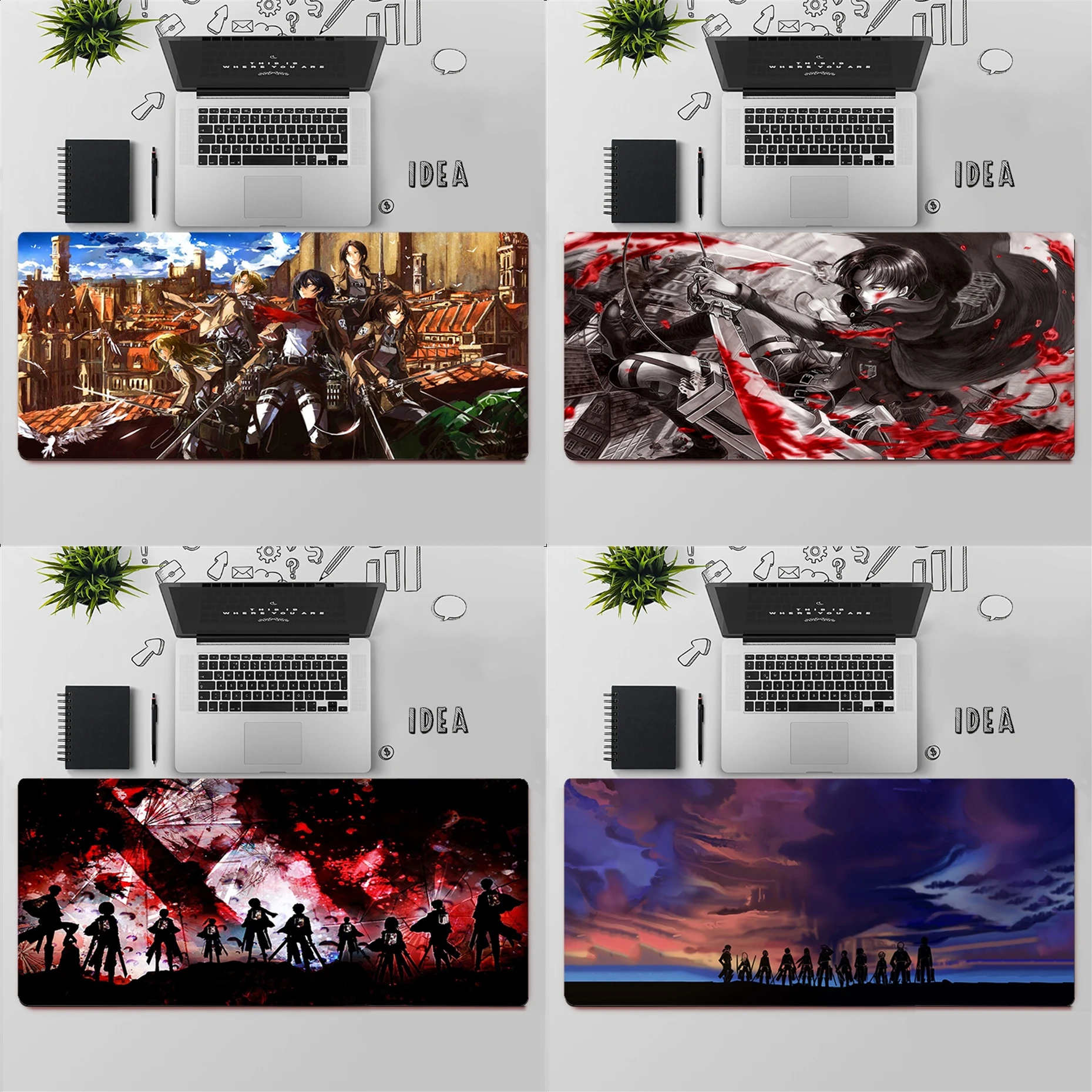 Gaming Mouse Pad Large Mouse Pad PC Gamer Computer Mouse Mat Big Mousepad Keyboard Desk Mat XXL Attack On Titan Anime Mause Pad
Gaming Mouse Pad Large Mouse Pad PC Gamer Computer Mouse Mat Big Mousepad Keyboard Desk Mat XXL Attack On Titan Anime Mause Pad