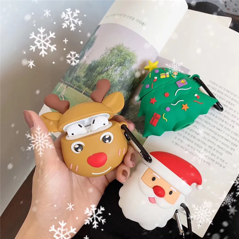 For Airpods 1/2 Case,Santa Claus,Elk,Christmas Tree Case For Airpods Case,Soft Silicone Earphone Headphone Cover For Christmas
For Airpods 1/2 Case,Santa Claus,Elk,Christmas Tree Case For Airpods Case,Soft Silicone Earphone Headphone Cover For Christmas