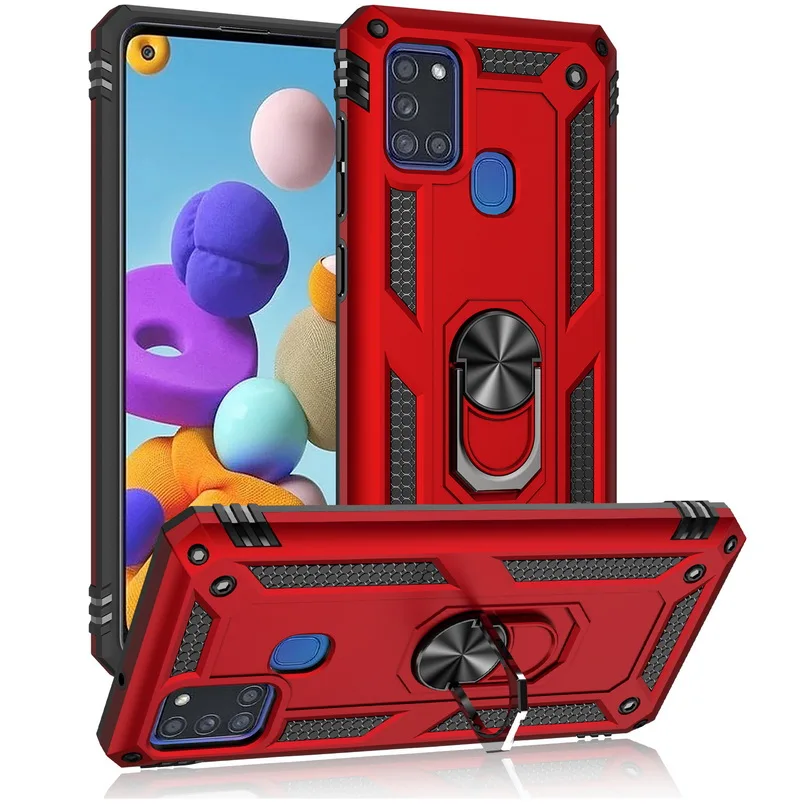 Роскошный бронированный противоударный чехол для Samsung Galaxy A21S, Гибридный чехол для Galaxy A11 M31 A71 A51 5G A91, металлический чехол с кольцом
Роскошный бронированный противоударный чехол для Samsung Galaxy A21S, Гибридный чехол для Galaxy A11 M31 A71 A51 5G A91, металлический чехол с кольцом
