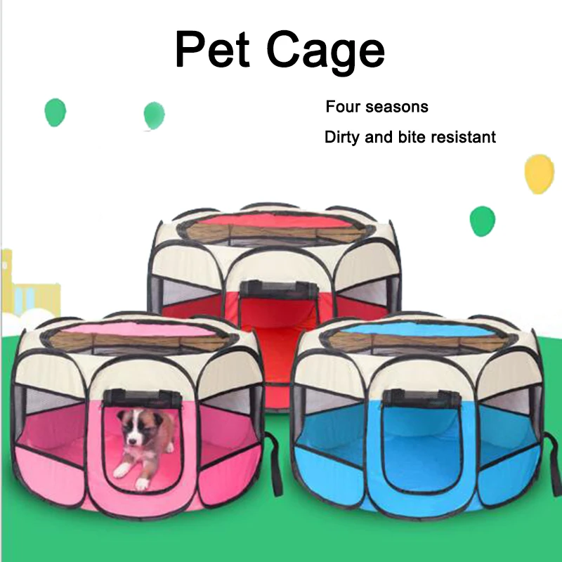 Pet Bed Portable Pet Tent Folding Dog House Cage Waterproof Outdoor Foldable Dog Cat Tent Playpen Puppy Kennel Fence
Pet Bed Portable Pet Tent Folding Dog House Cage Waterproof Outdoor Foldable Dog Cat Tent Playpen Puppy Kennel Fence