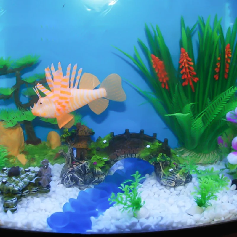 Aquarium Fish Tank Vintage Decorative Bridge Landscape Ornaments Pavilion Tree Plants Resin Design Pet Supplies Home Decorations
Aquarium Fish Tank Vintage Decorative Bridge Landscape Ornaments Pavilion Tree Plants Resin Design Pet Supplies Home Decorations