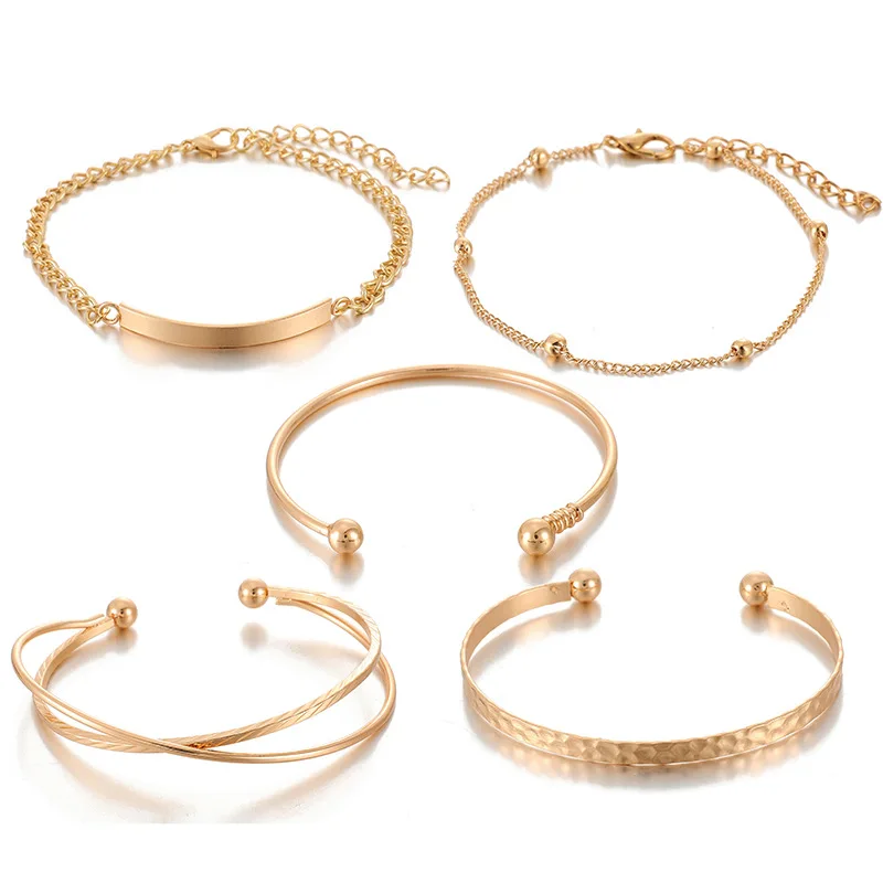 2021 European and American New Bohemian Ornament Vintage Metal Water Ripple Brace Lace Bracelet Suit 5 Piece Set
2021 European and American New Bohemian Ornament Vintage Metal Water Ripple Brace Lace Bracelet Suit 5 Piece Set