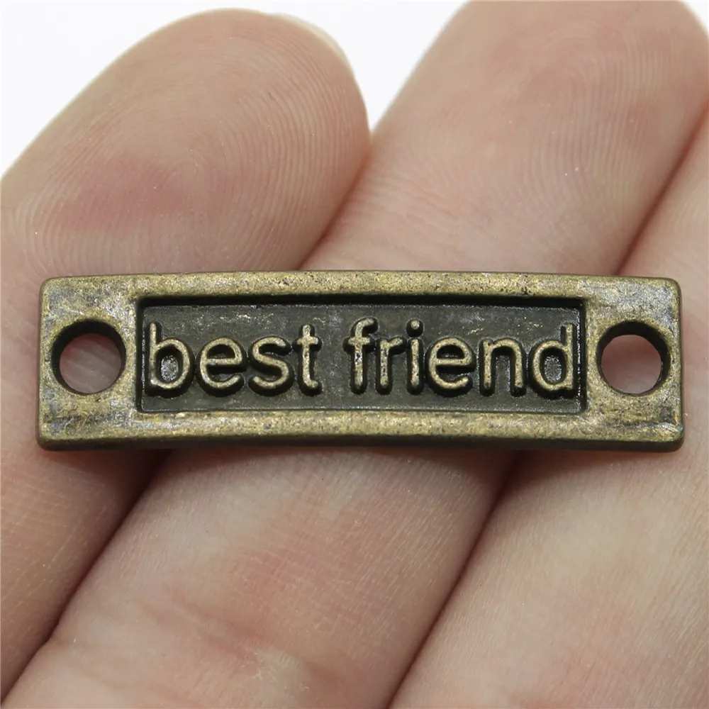 10pcs 35x9mm Charm Best Friend Connector Connector Best Friend Charms For Jewelry Making Best Friend Charms
10pcs 35x9mm Charm Best Friend Connector Connector Best Friend Charms For Jewelry Making Best Friend Charms