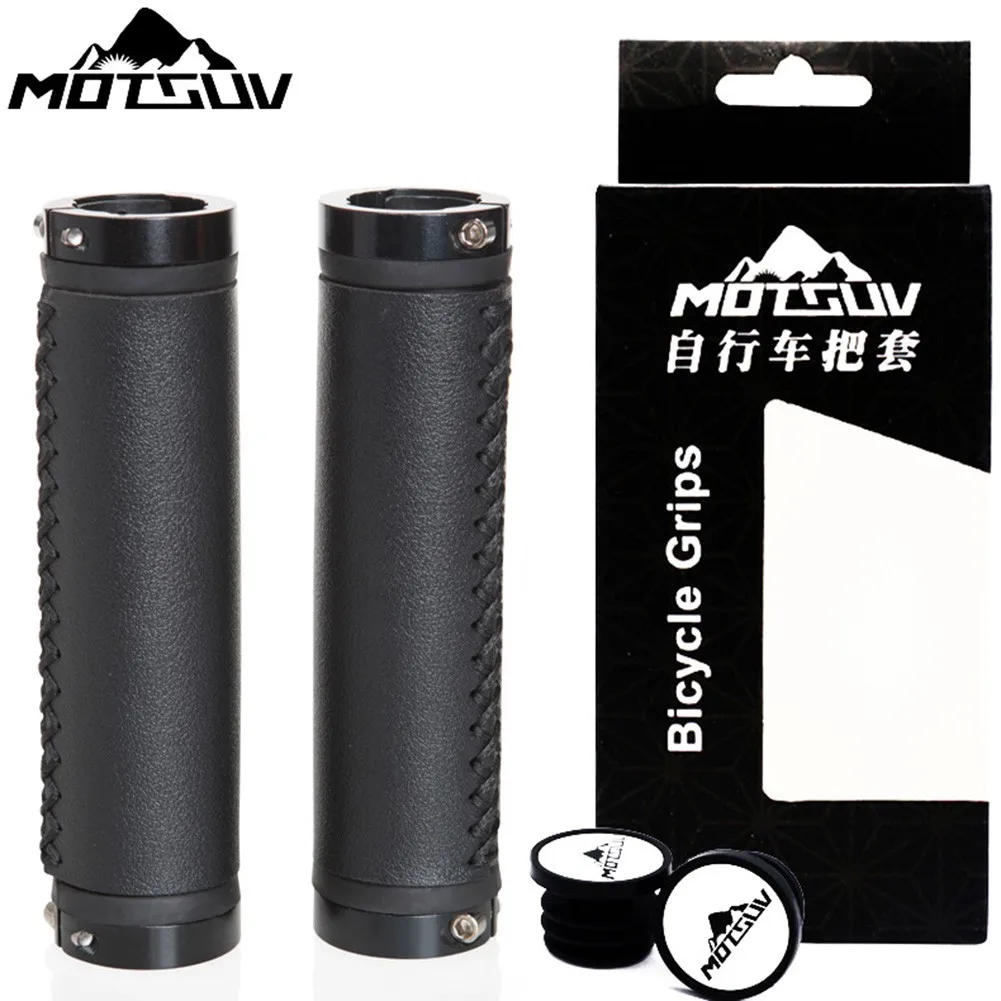 MOSTUV 1Pair Handlebar Grips Vintage Bike Leather Anti-Skid Handlebar Cover Sleeve Grips 130mm Handle Bar Grip Cycling Parts
MOSTUV 1Pair Handlebar Grips Vintage Bike Leather Anti-Skid Handlebar Cover Sleeve Grips 130mm Handle Bar Grip Cycling Parts