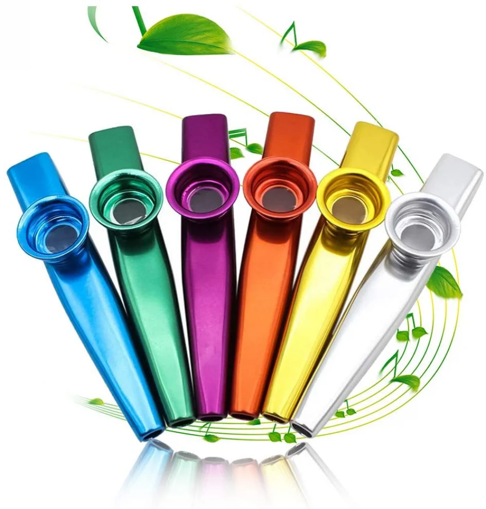 Metal Kazoos Musical Instruments Flutes Diaphragm Mouth Kazoos Musicals Instruments Good Companion for Guitar Music Accessories
Metal Kazoos Musical Instruments Flutes Diaphragm Mouth Kazoos Musicals Instruments Good Companion for Guitar Music Accessories