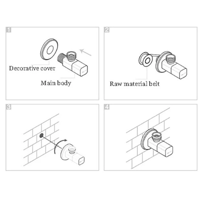 Brass Faucet Interface, Antique 3-Way Angle Valve, Bathroom Hot and Cold Water Sealing Valve Bathroom Accessories
Brass Faucet Interface, Antique 3-Way Angle Valve, Bathroom Hot and Cold Water Sealing Valve Bathroom Accessories