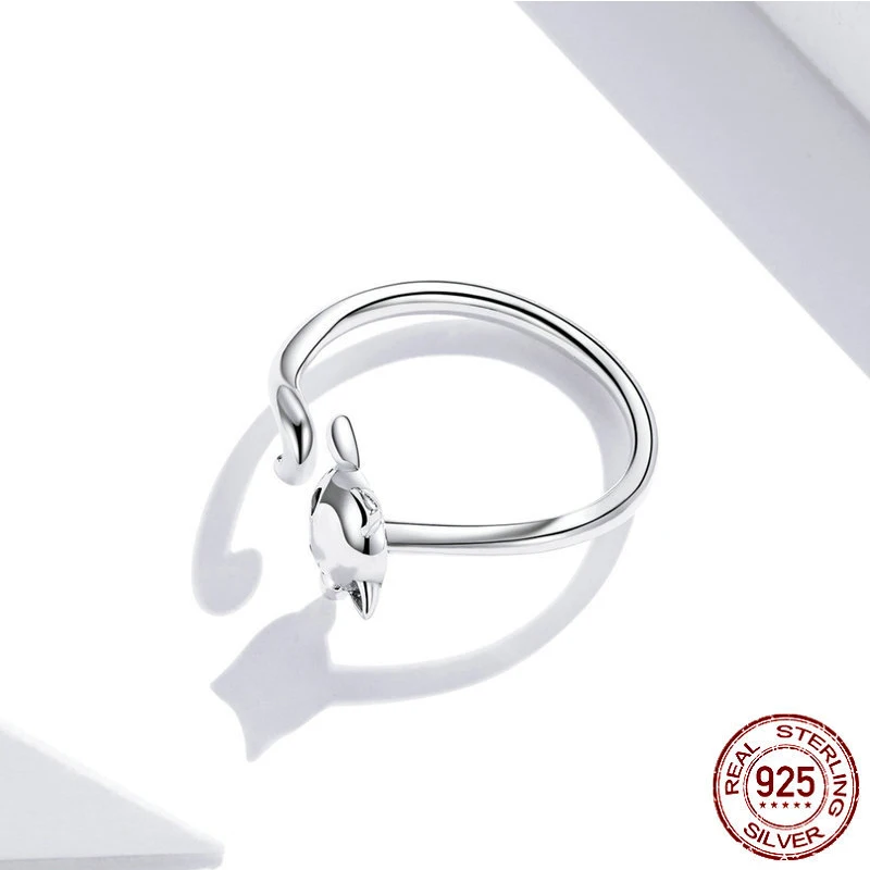 Efle original European and American hot cute cats ring inlaid zircon S925 sterling silver open ring SCR707
Efle original European and American hot cute cats ring inlaid zircon S925 sterling silver open ring SCR707