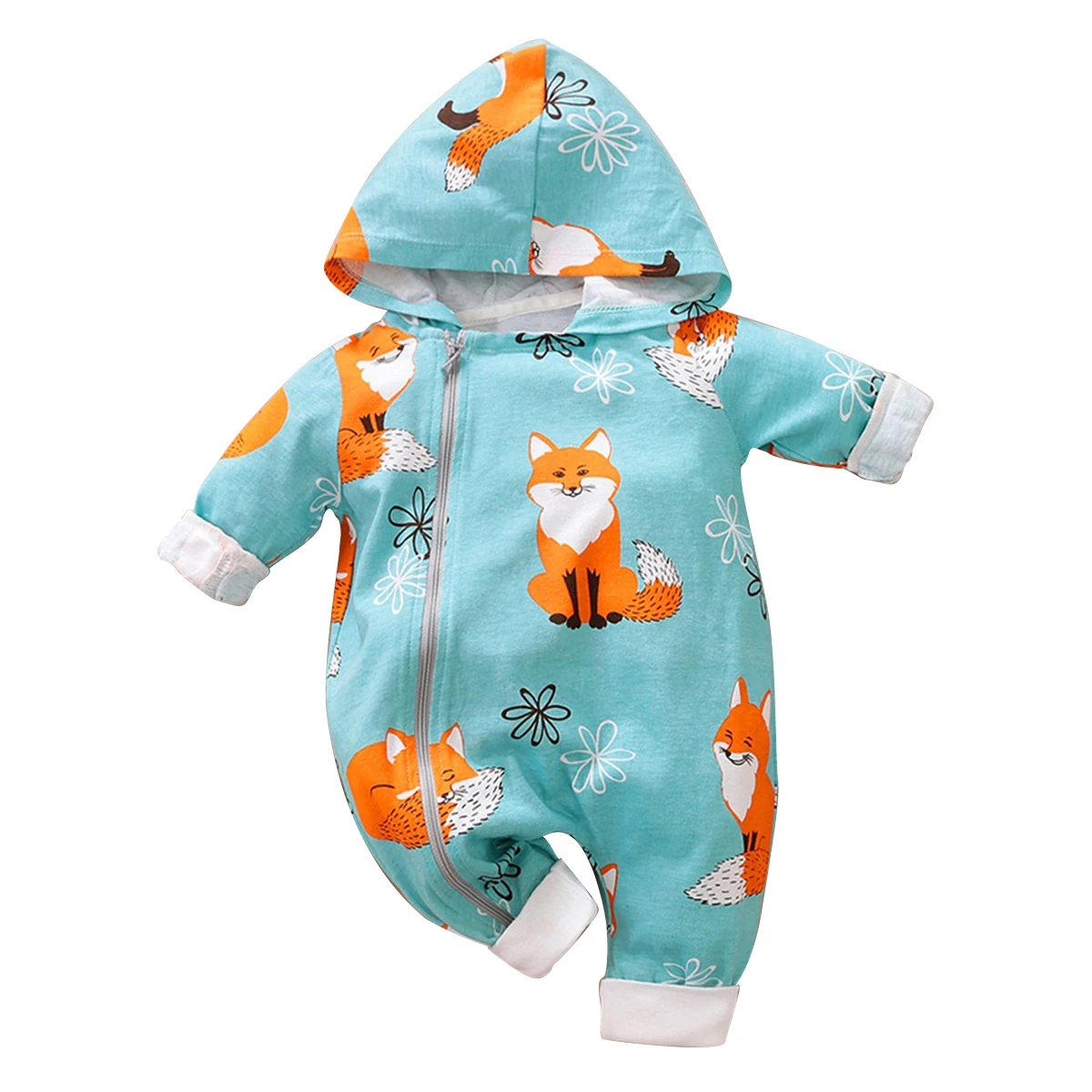 Autumn Warm Winter Baby Girl Boy Casual Hoodie Cartoon Fox Romper Infant Animal Print Long Sleeve Jumpsuit Outfits
Autumn Warm Winter Baby Girl Boy Casual Hoodie Cartoon Fox Romper Infant Animal Print Long Sleeve Jumpsuit Outfits
