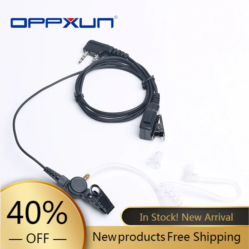 OPPXUN 2-контактный зажим тактические наушники акустическая Воздушная трубка Гарнитура безопасности микрофон PTT наушники Walkie Talkie для Baofeng Kenwood
OPPXUN 2-контактный зажим тактические наушники акустическая Воздушная трубка Гарнитура безопасности микрофон PTT наушники Walkie Talkie для Baofeng Kenwood