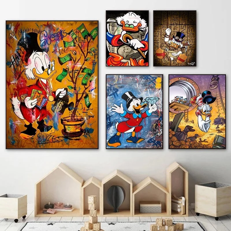 Disney Donald Duck and Money Graffiti Art Diamond Painting 5D DIY Diamond Embroidery Full Mosaic Cross Stitch Kits Home Decor
Disney Donald Duck and Money Graffiti Art Diamond Painting 5D DIY Diamond Embroidery Full Mosaic Cross Stitch Kits Home Decor