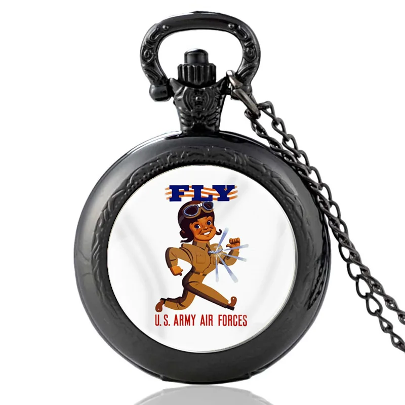 New Arrival Us Army Air Forces Vintage Quartz Pocket Watch Men Women Dome Glass Pendant Necklace Hours Clock Best Gifts
New Arrival Us Army Air Forces Vintage Quartz Pocket Watch Men Women Dome Glass Pendant Necklace Hours Clock Best Gifts