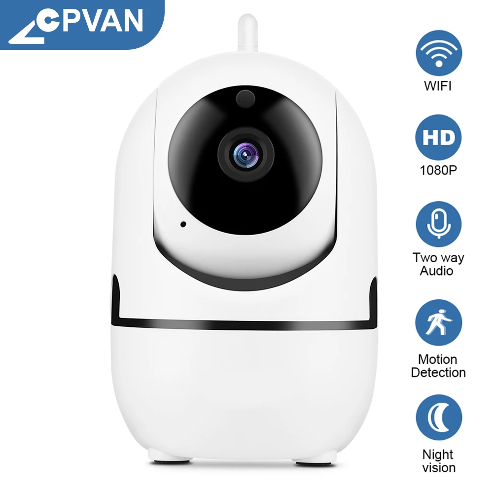 IP-камера CPVAN, 1080P, Wi-Fi, с функцией автоматического слежения
IP-камера CPVAN, 1080P, Wi-Fi, с функцией автоматического слежения