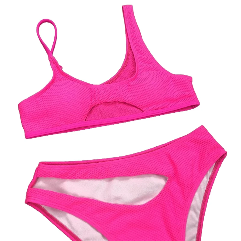 Split Swimsuit Irregular Hollow Sexy Solid Color Adjustable Shoulder Strap Alternative Personality Woman Summer Bikini Set
Split Swimsuit Irregular Hollow Sexy Solid Color Adjustable Shoulder Strap Alternative Personality Woman Summer Bikini Set