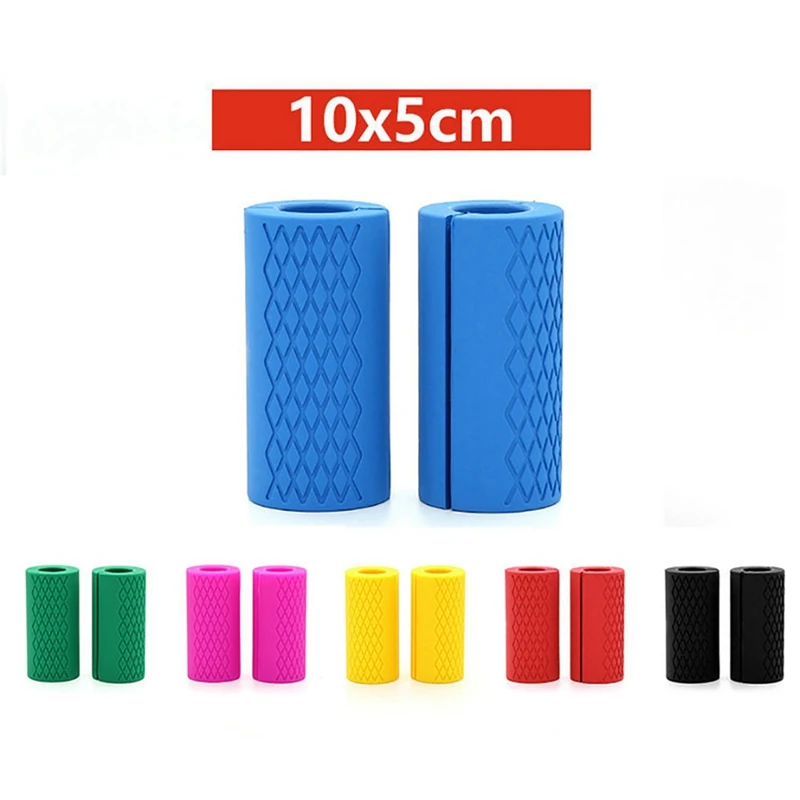 1 Pair Barbell Dumbbell Grips Thick Bar Handles Pull Up Weightlifting Support Silicon Anti-Slip Protect Pad For Body Building
1 Pair Barbell Dumbbell Grips Thick Bar Handles Pull Up Weightlifting Support Silicon Anti-Slip Protect Pad For Body Building