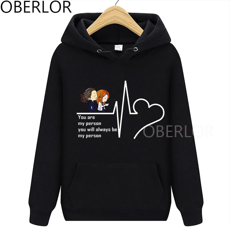 2020 New Autumn Cartoon Funny Greys Anatomy Hoodies Women You're My Person Sweatshirts Long Sleeve Soft Black Tops Pullovers
2020 New Autumn Cartoon Funny Greys Anatomy Hoodies Women You're My Person Sweatshirts Long Sleeve Soft Black Tops Pullovers
