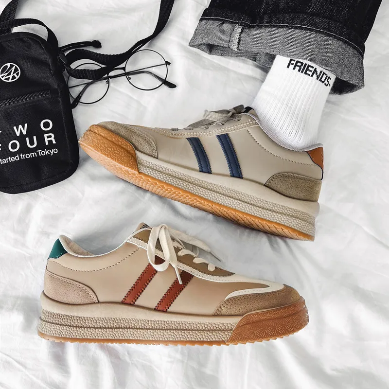 Hot Sale Fashion Men Shoes Thick Sole Comfortable Flats Original Brand Chunky Shoes Youth Board Shoes Casual Sneakers for Male
Hot Sale Fashion Men Shoes Thick Sole Comfortable Flats Original Brand Chunky Shoes Youth Board Shoes Casual Sneakers for Male