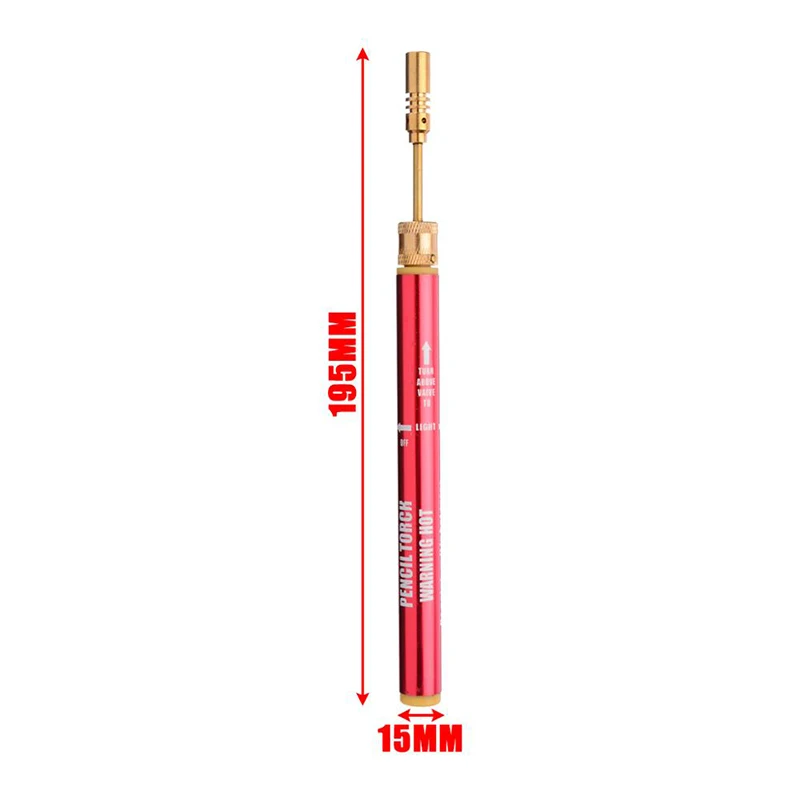 Portable Gas Welding Pen Blow Torch Soldering Tool Mini Soldering Gun Iron Cordless Soldering Pen Burner Tool
Portable Gas Welding Pen Blow Torch Soldering Tool Mini Soldering Gun Iron Cordless Soldering Pen Burner Tool