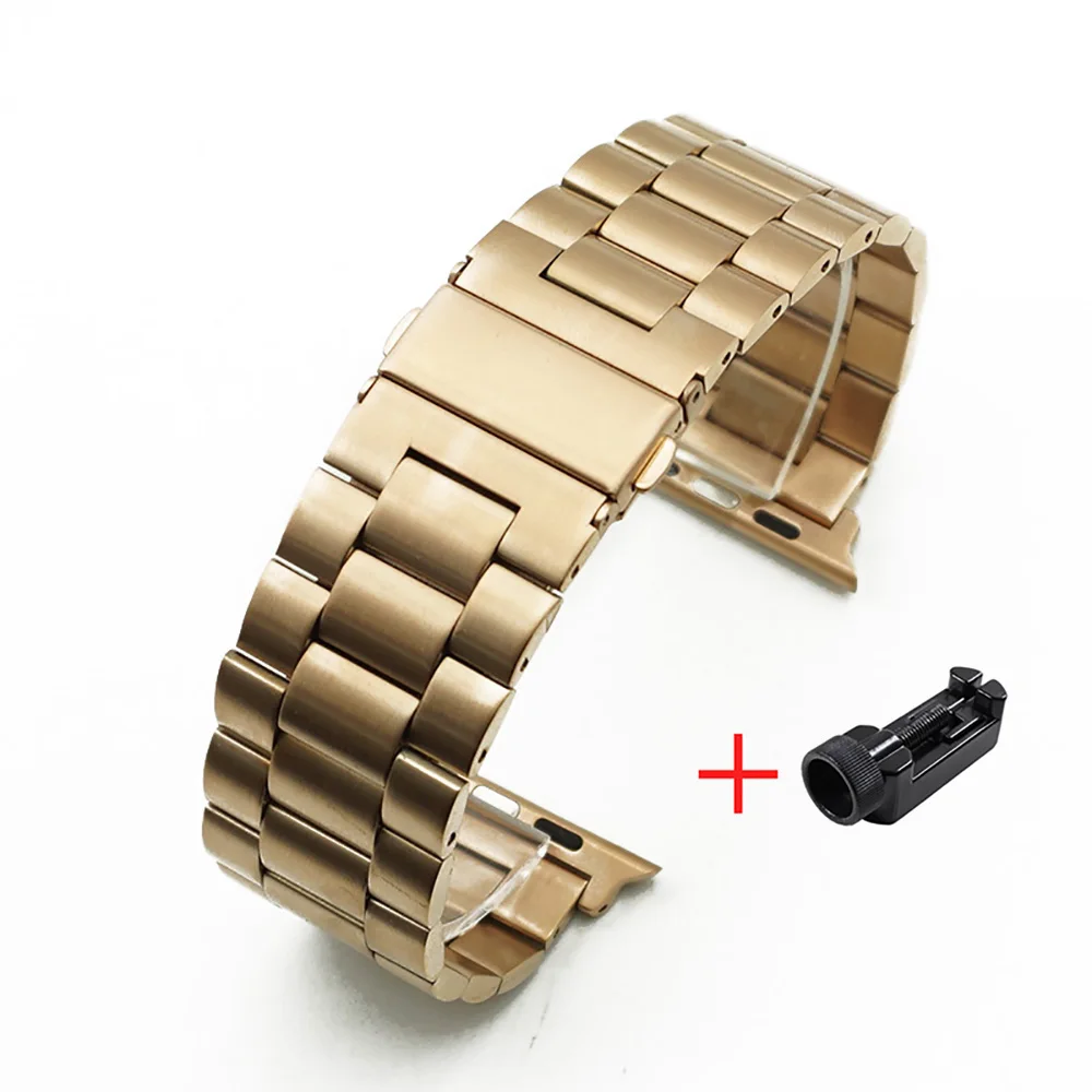 Stainless Steel Strap Adapter for Apple Watch Series SE6 5 4 3 2 1 Band Strap 40mm 44mm Black Bracelet for IWatch Band 42mm 38mm
Stainless Steel Strap Adapter for Apple Watch Series SE6 5 4 3 2 1 Band Strap 40mm 44mm Black Bracelet for IWatch Band 42mm 38mm