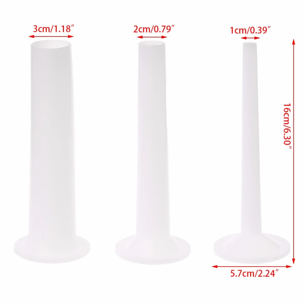 1 set of 3 kinds of food-grade filling meat tube 1cm 2cm 3cm kitchen sausage machine tube casing meat grinder filling tool
1 set of 3 kinds of food-grade filling meat tube 1cm 2cm 3cm kitchen sausage machine tube casing meat grinder filling tool
