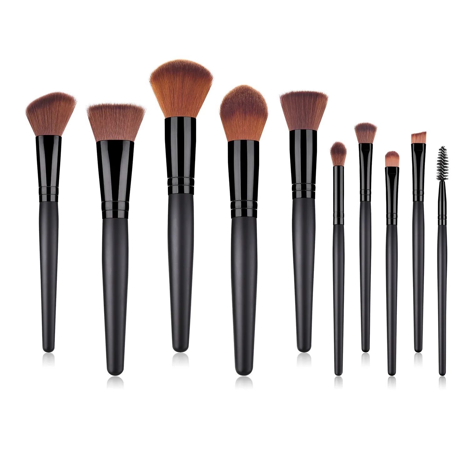 Saiantth 10pcs New Portable Professional Wood Aluminum Handle Cosmetics Makeup Eyelash Eyeshadow Powder Blush Foundation Brushes
Saiantth 10pcs New Portable Professional Wood Aluminum Handle Cosmetics Makeup Eyelash Eyeshadow Powder Blush Foundation Brushes