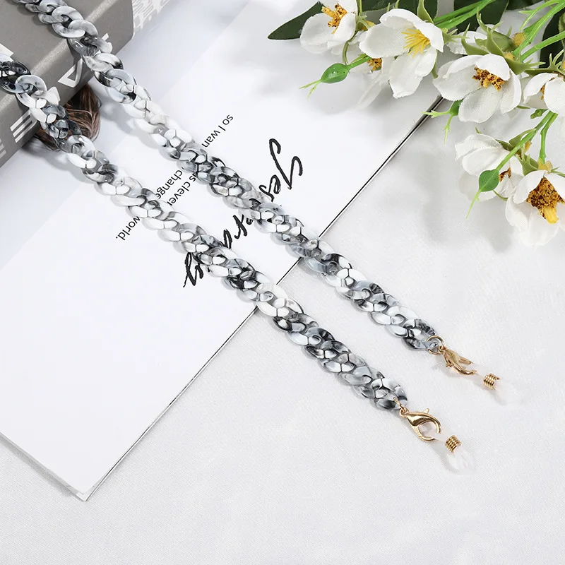 New Acrylic Leopard Sunglasses Chain Mask Chains Women Men Reading Glasses Hanging Neck Largard Glasses Chain Eyeglasses Strap
New Acrylic Leopard Sunglasses Chain Mask Chains Women Men Reading Glasses Hanging Neck Largard Glasses Chain Eyeglasses Strap