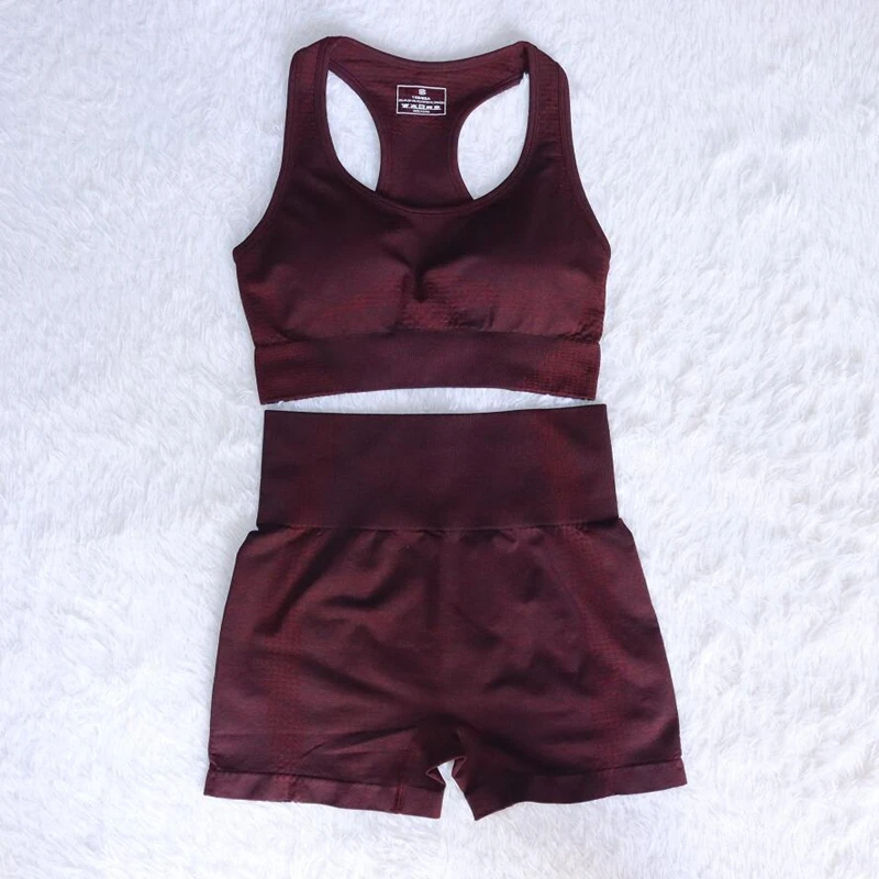 2 PCS Women Summer Seamless yoga set Fitness Sportswear Suits GYM Clothing Yoga bra+High Waist shorts Workout tracksuit
2 PCS Women Summer Seamless yoga set Fitness Sportswear Suits GYM Clothing Yoga bra+High Waist shorts Workout tracksuit
