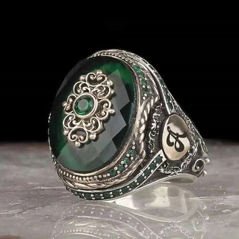 2023 Ring Male Korean Fashion Gothic Accessories Green Zircon With Diamond Men's Gemstone Vintage Ring Gold Jewelry Hombre
2023 Ring Male Korean Fashion Gothic Accessories Green Zircon With Diamond Men's Gemstone Vintage Ring Gold Jewelry Hombre