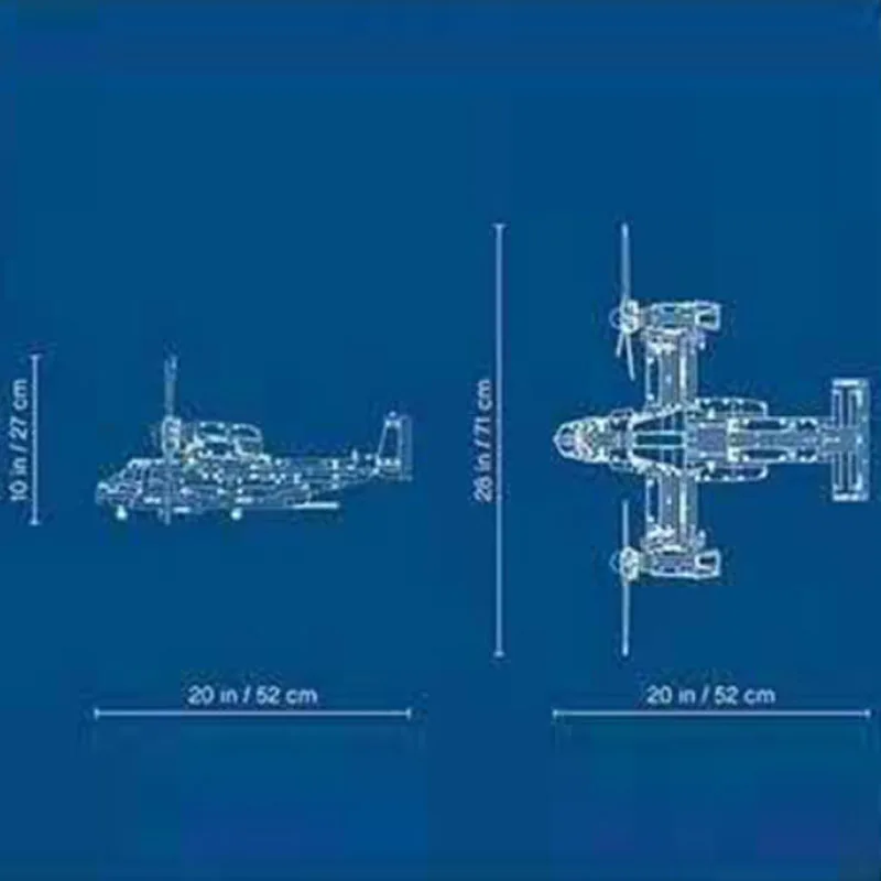IN STOCK New Bell-boeing US V-22 Osprey Airplane Airbus Car Building Blocks Compatible 42113 Bricks Kids Toys Christmas Gifts
IN STOCK New Bell-boeing US V-22 Osprey Airplane Airbus Car Building Blocks Compatible 42113 Bricks Kids Toys Christmas Gifts