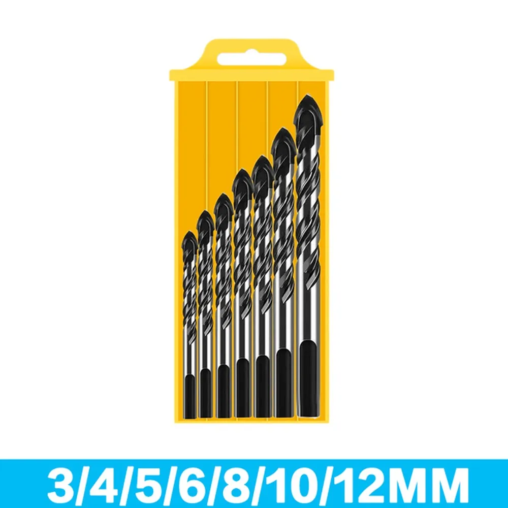 3-12mm Multifunctional Glass Drill Bit Triangle Diamond Drill Set Ceramic Tile Concrete Brick Wood Punching Hole Saw Metal Drill
3-12mm Multifunctional Glass Drill Bit Triangle Diamond Drill Set Ceramic Tile Concrete Brick Wood Punching Hole Saw Metal Drill