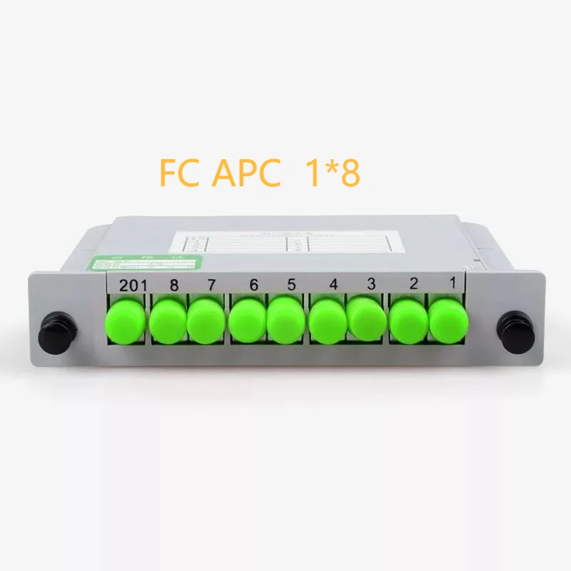 Оптоволоконный разветвитель FC/APC 1x8 оптический ПЛК-разветвитель кассета
