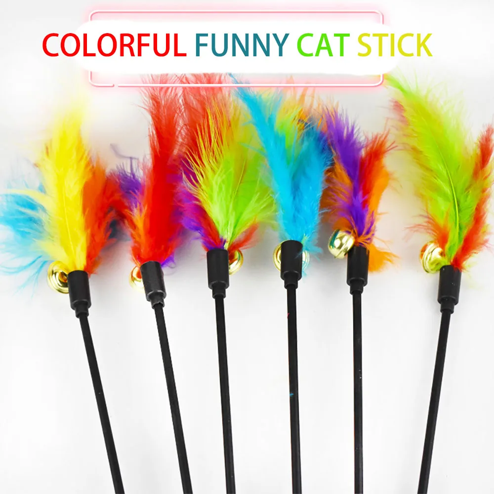 5pcs Funny Cat Stick Feather Interactive Cat Stick Training Kitty Wand Toy with Bead Bell Fun Kitty Toy Pet Supply Dropshipping
5pcs Funny Cat Stick Feather Interactive Cat Stick Training Kitty Wand Toy with Bead Bell Fun Kitty Toy Pet Supply Dropshipping