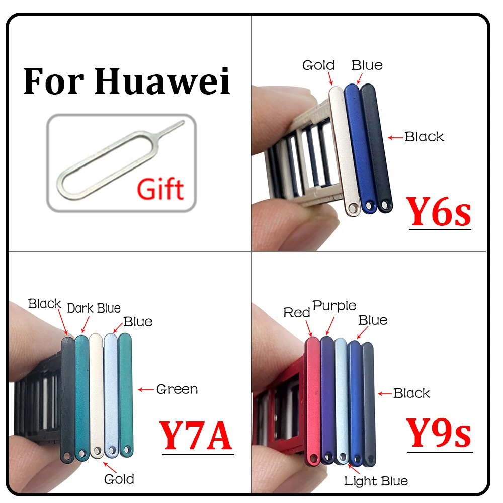 New For Huawei Y6S Y7A Y9S Micro Nano SIM Card Holder Tray Slot Holder Adapter Socket
New For Huawei Y6S Y7A Y9S Micro Nano SIM Card Holder Tray Slot Holder Adapter Socket