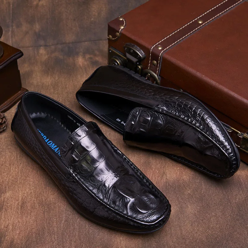 Genuine Leather Men Casual Shoes Brand Italian Gentleman Loafers Moccasins Breathable Slip on Driving Shoes B124
Genuine Leather Men Casual Shoes Brand Italian Gentleman Loafers Moccasins Breathable Slip on Driving Shoes B124